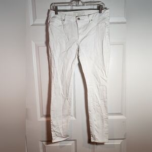 Rewash Stretchy White Skinny Jeans Size 13/31